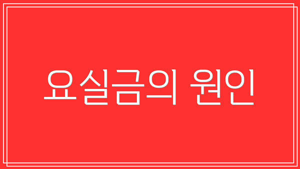 요실금의 원인