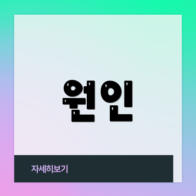 원인