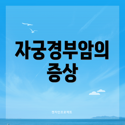 자궁경부암의 증상