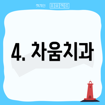 4. 차움치과