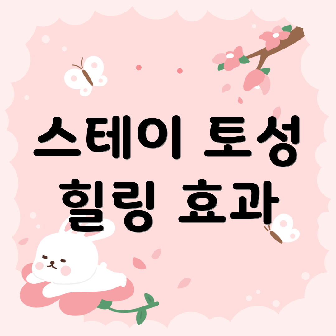 스테이 토성 힐링 효과