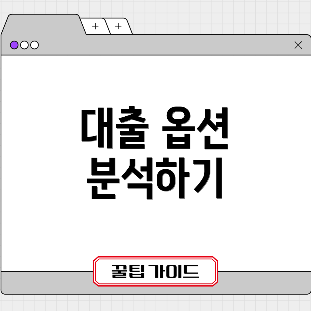 대출 옵션 분석하기