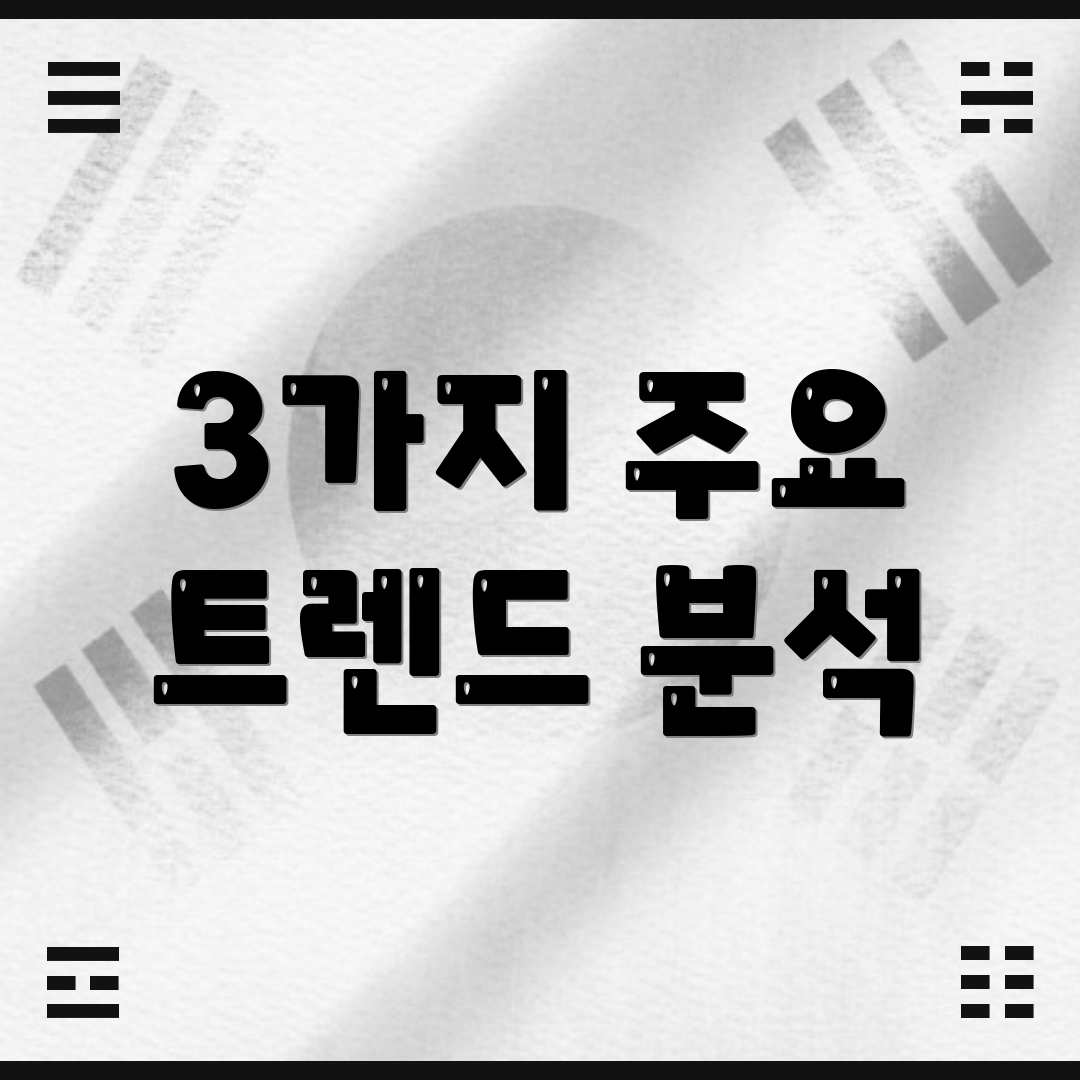 3가지 주요 트렌드 분석