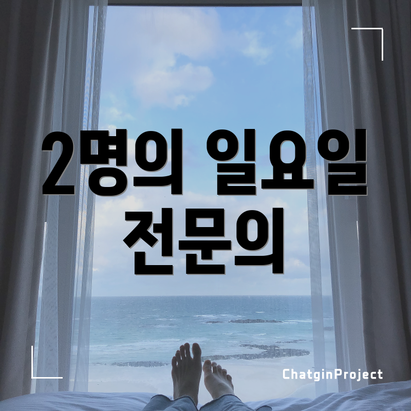 2명의 일요일 전문의