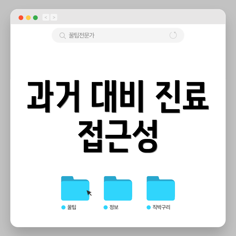 과거 대비 진료 접근성