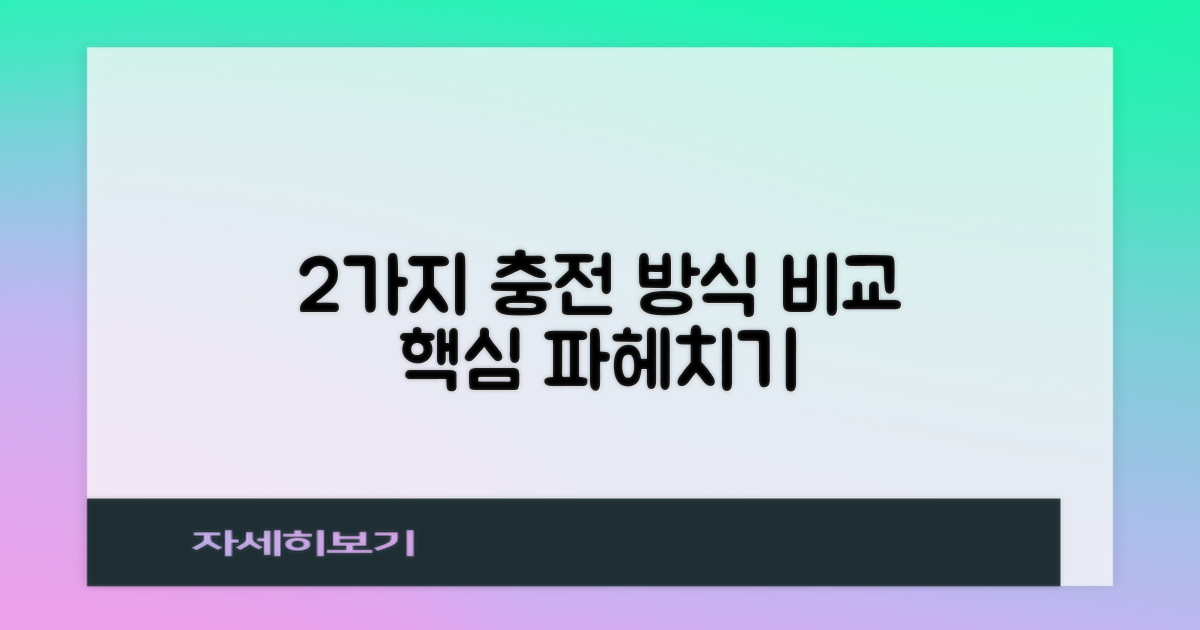 2가지 충전 방식