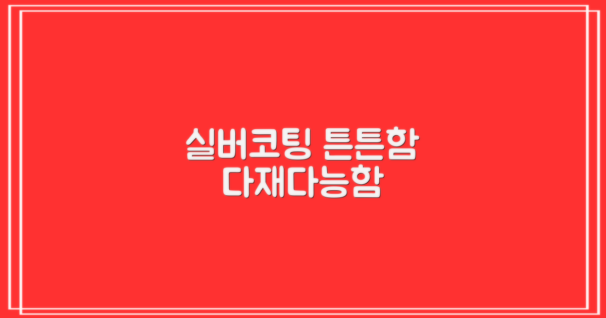 실버코팅의 내구성과 활용